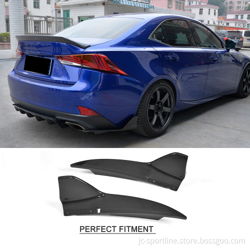 Carbon Fiber Rear Splitter for Lexus IS300 F Sport 4-Door 2017-2018